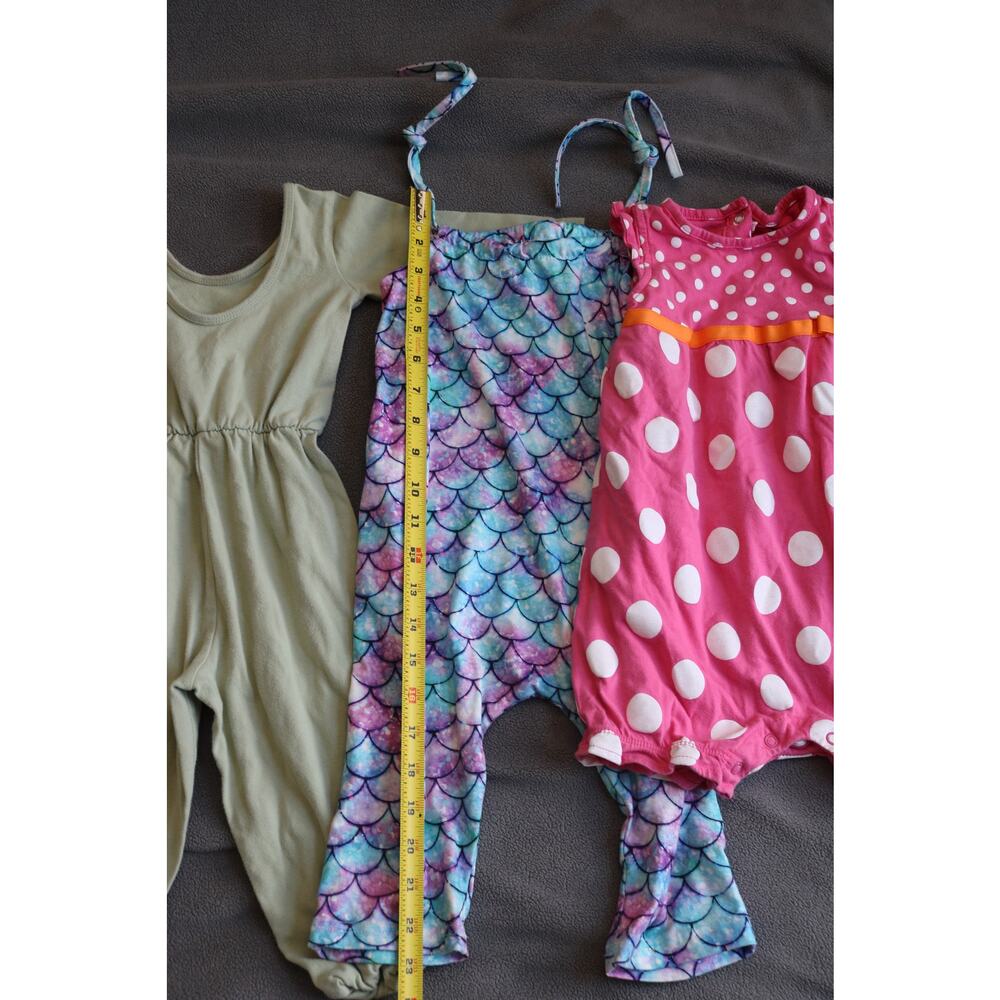 GIRLS DRESS ROMPER LOT Size 2T Toddler 14 PC ALine Playsuit Gymboree Hudson Baby - Picture 5 of 6